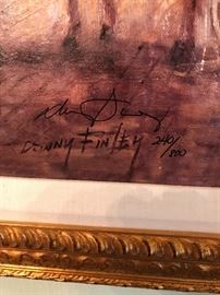 Signature and number of print