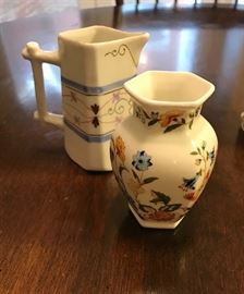Aynsley Cottage Garden small vase and pitcher