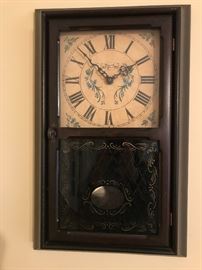 Wuersch Fall River, Mass wall clock