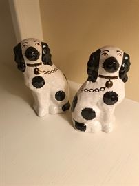 Staffordshire dog figurines