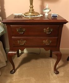 Vintage Knob Creek Queen Anne night stand (pair)