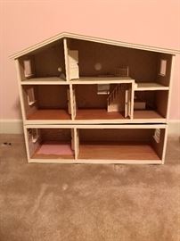 Vintage 2 story doll house