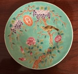 Asian bird plate