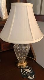 Waterford crystal lamp