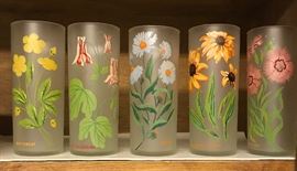 Vintage iced tea glasses