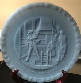 Fenton glass plate