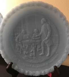 Fenton glass plate