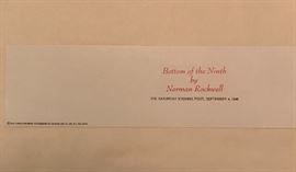 Back of Rockwell print