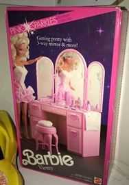 Vintage Barbie vanity