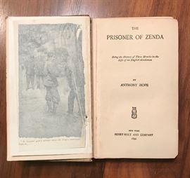 Title page of, "The Prisoner of Zenda"
