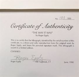 Authentication of print