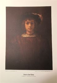 Lakeside Press reproduction of Rembrandt painting of Titus