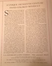 Detail of woodcut print