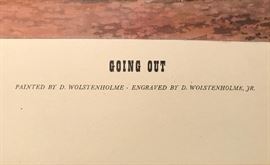 Close-up of print details