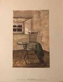 Print of Andrew Wyeth's, "Early October"
