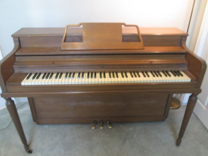 Upright Piano with Bench by Sohmer & Co., NY