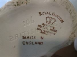 Royal Fenton #106 Fenton Ware, England