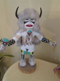 Several Authentic & Very High-Quality Kachinas, circa 1960's, 1970's, 1980's.  Our expert tells us "They're a modern take on an old style".