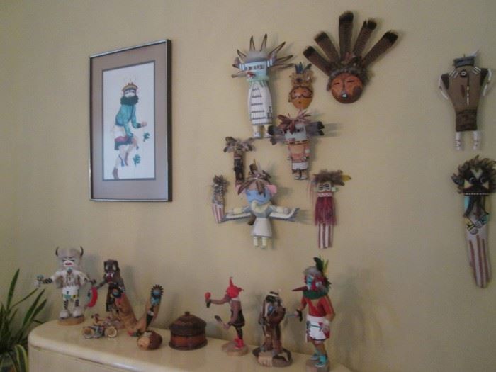 A "MUST SEE" Assortment of Southwest & Native American Figurines & Kachinas