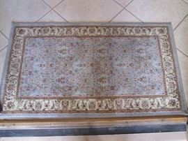 Area Rug, Turkey Safavieh "Lyndhurst", Light Blue/Ivory, Size 2' X 4'