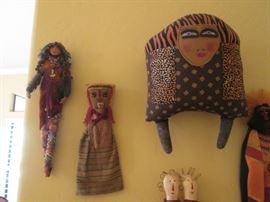Ethnic Figural Wall-Mounts