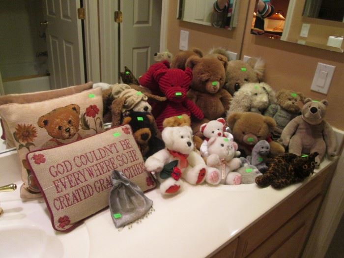 Stuffed Animals waiting to be loved!