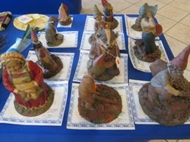 Hand-Cast Figurine Collection by Cairn Studio, Ltd. C-1987-88. Christmas & Animal Themes