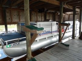 Stored on boat lift.