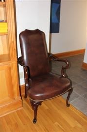 Leather chair - 2 of these available.