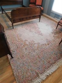 Amazing finely knotted wool rug approximately 13 x 9