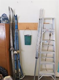 Vintage cross-country skis