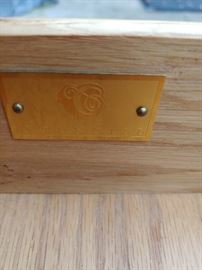 Bombay Chest; Burled Bird's Eye Top; 1 Drawer, 2 Mini Doors, 1 Wire Lattice Door; Made by Councill; 36"W x 18"D x 34"H; $400; ref #:18787