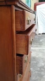 Bedroom Chest of Drawers; Made of Maple Wood
6 Dove Tailed Drawers; 35"W x 19"D x 50"H; $350; ref #: 19975