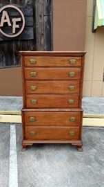 Bedroom Chest of Drawers; Made of Maple Wood
6 Dove Tailed Drawers; 35"W x 19"D x 50"H; $350; ref #: 19975
