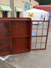 Sedona Bookcase; Glass Doors; 4 Storage Compartments; Retails at $799; Made by Hammary Furniture; 63"W x 14"D x 60"H; $400; ref #: 904