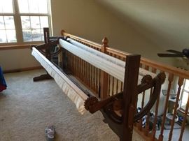 Hinterberg Wood Adjustable Floor Quilting Frame
