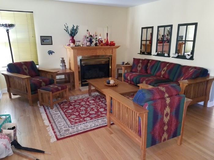 Prairie style living room furniture