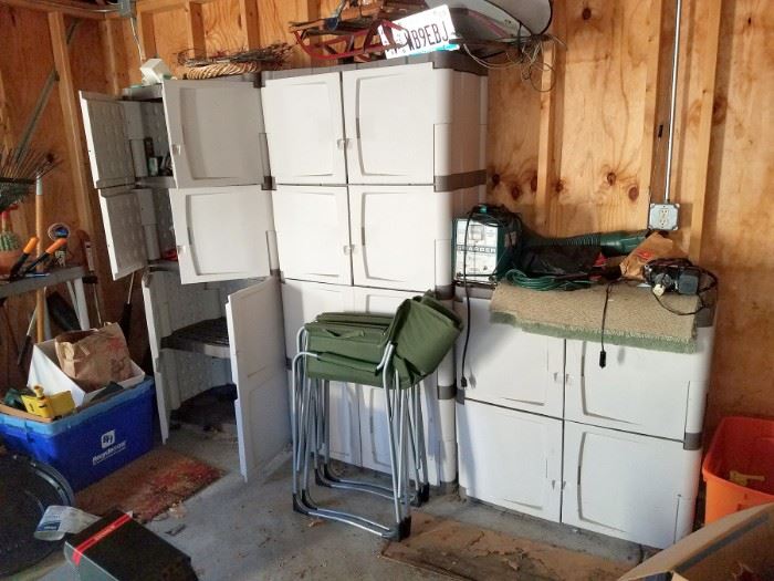 Garage storage cabinets