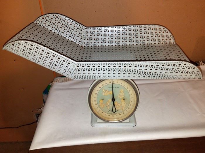 Vintage baby scale