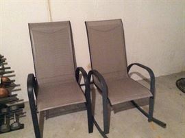 patio chair and rocker