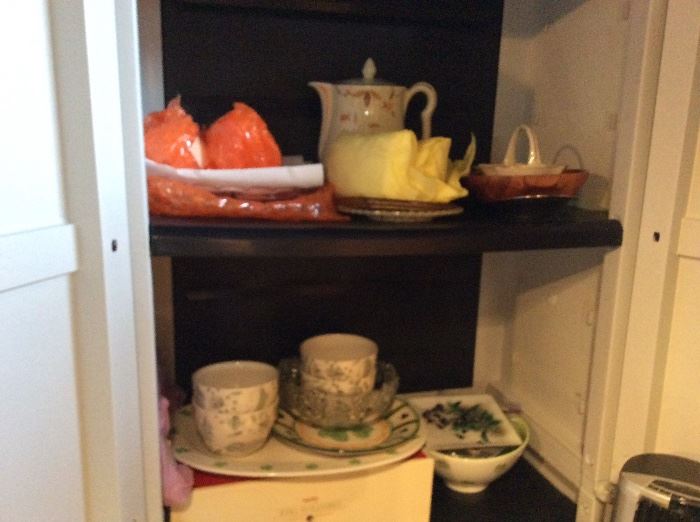 we have 7 closets like this to still sort. They are filled with small appliances, decor, Christmas , pots and pans and MORE