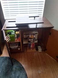Unique sewing cabinet $150 for everything