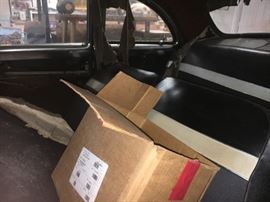 1951 Ford V8 Custom 2-door Coupe, not running, includes some parts. We will show the car by appointment only before the sale Monday, Tuesday and Wednesday, December 3-5. Please call to make an appointment.