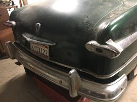 1951 Ford V8 Custom 2-door Coupe, not running, includes some parts for restoration. We will show the car by appointment only before the sale Monday, Tuesday and Wednesday, December 3-5. Please call to make an appointment.