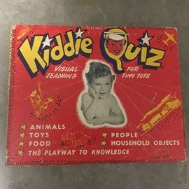 Vintage electric Kiddie Quiz training for "tiny tots".