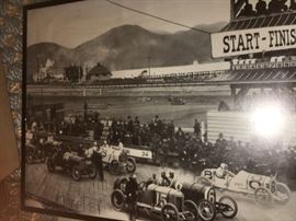 Framed photo Vanderbilt Cup, Pamana Pacific Exposition, 1915.