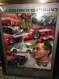 Palo Alto Councours D'Elegance poster.