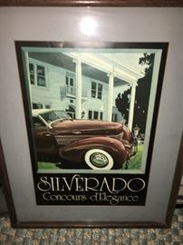 Many posters from this annual event--Silverado Concours d'Elegance. Most are unframed.