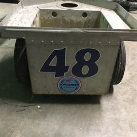 Dan Gurney racing cart, Jorgensen Eagle #48.