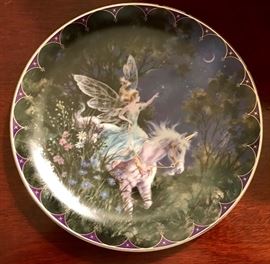 Fantasy Plate (Fairy & Unicorn)